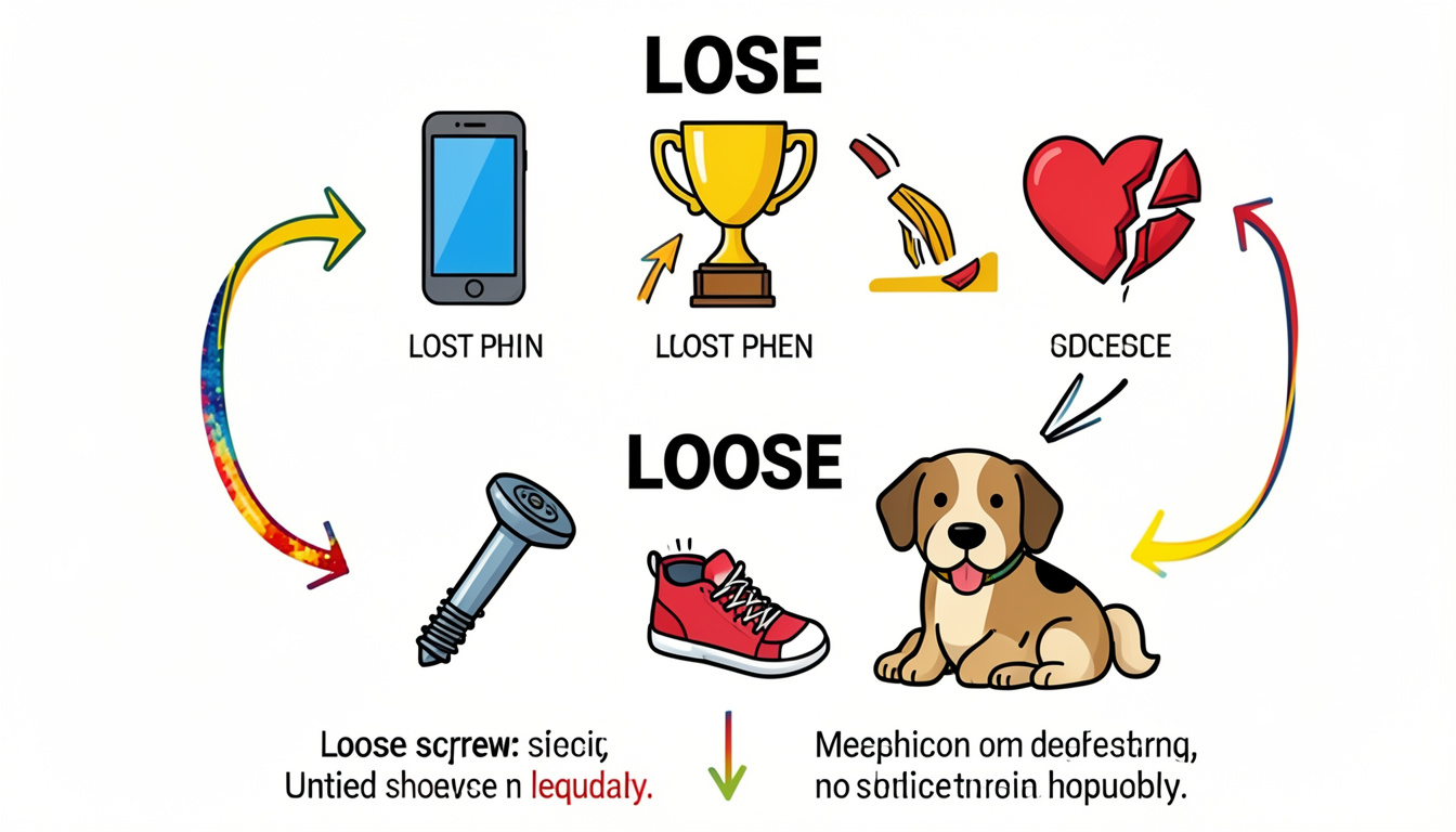 Lose and Loose Meaning Explained Clearly