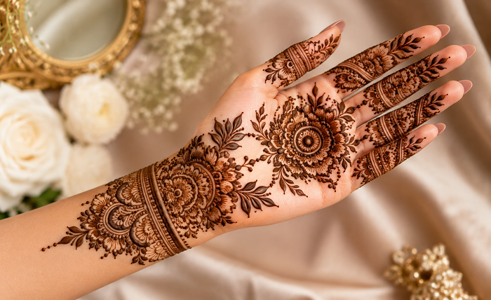 instagram instagram stylish royal front hand mehndi design